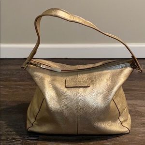 kate spade gold hobo bag